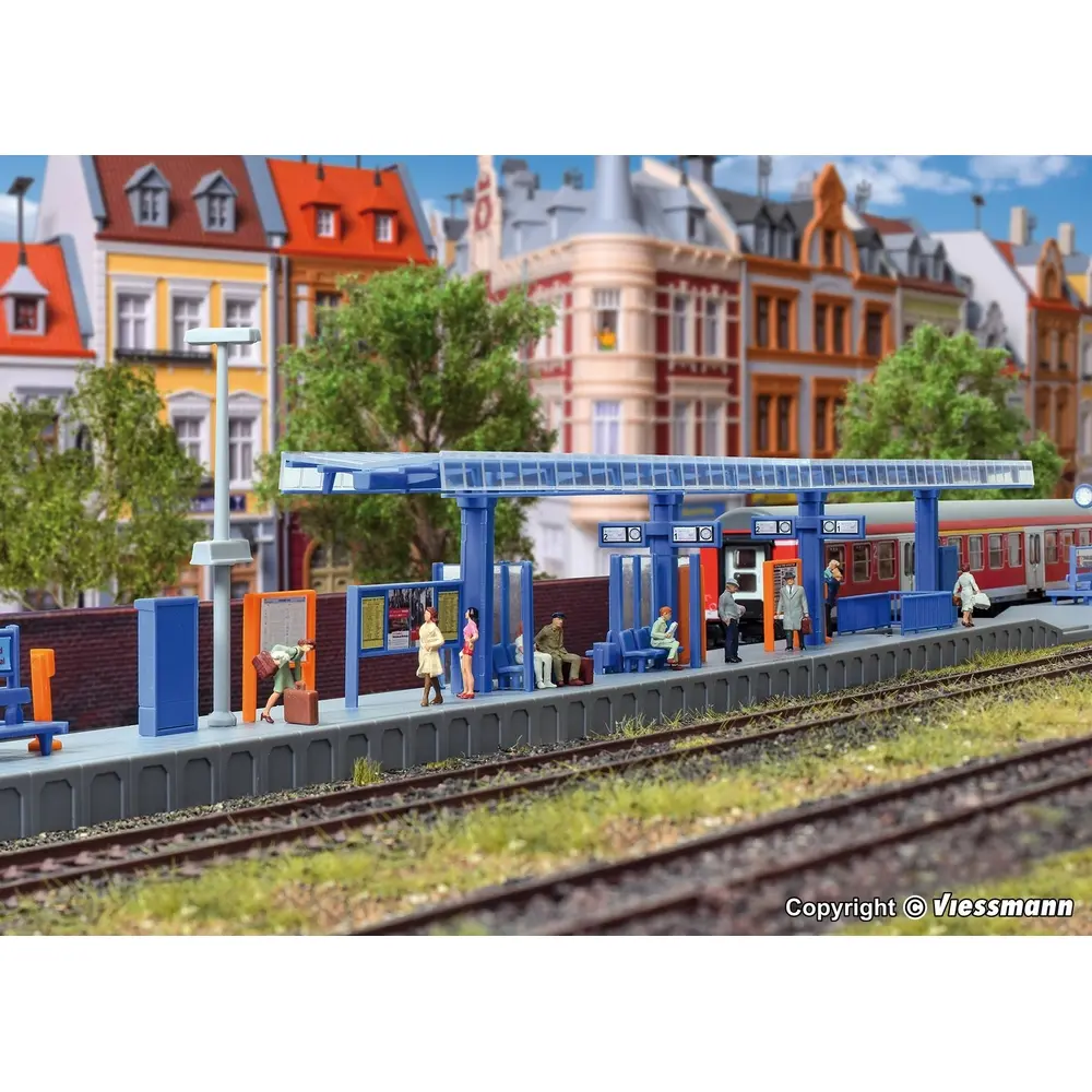 Quai moderne Sulzberg KIBRI 39556 - HO 1/87 - 2