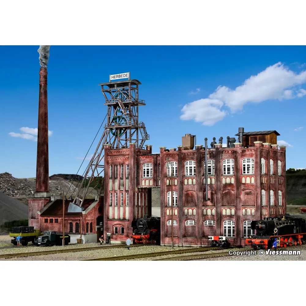 Usine Minière Herbede - KIBRI 39846 Motorisée - HO 1/87 - 600x160x370MM - 3