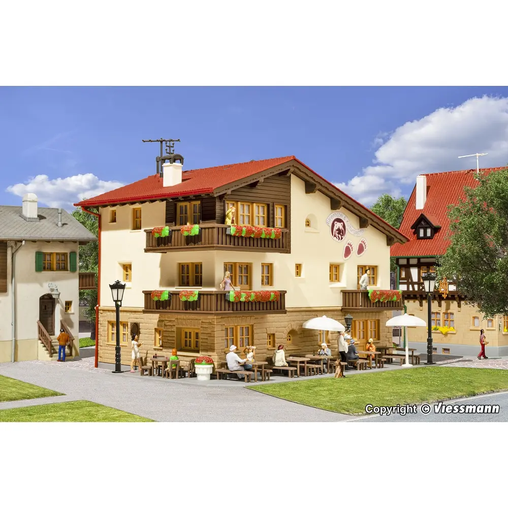 Hôtel Baren - 180x140x120mm - Kibri 38827 - HO 1/87  - 3