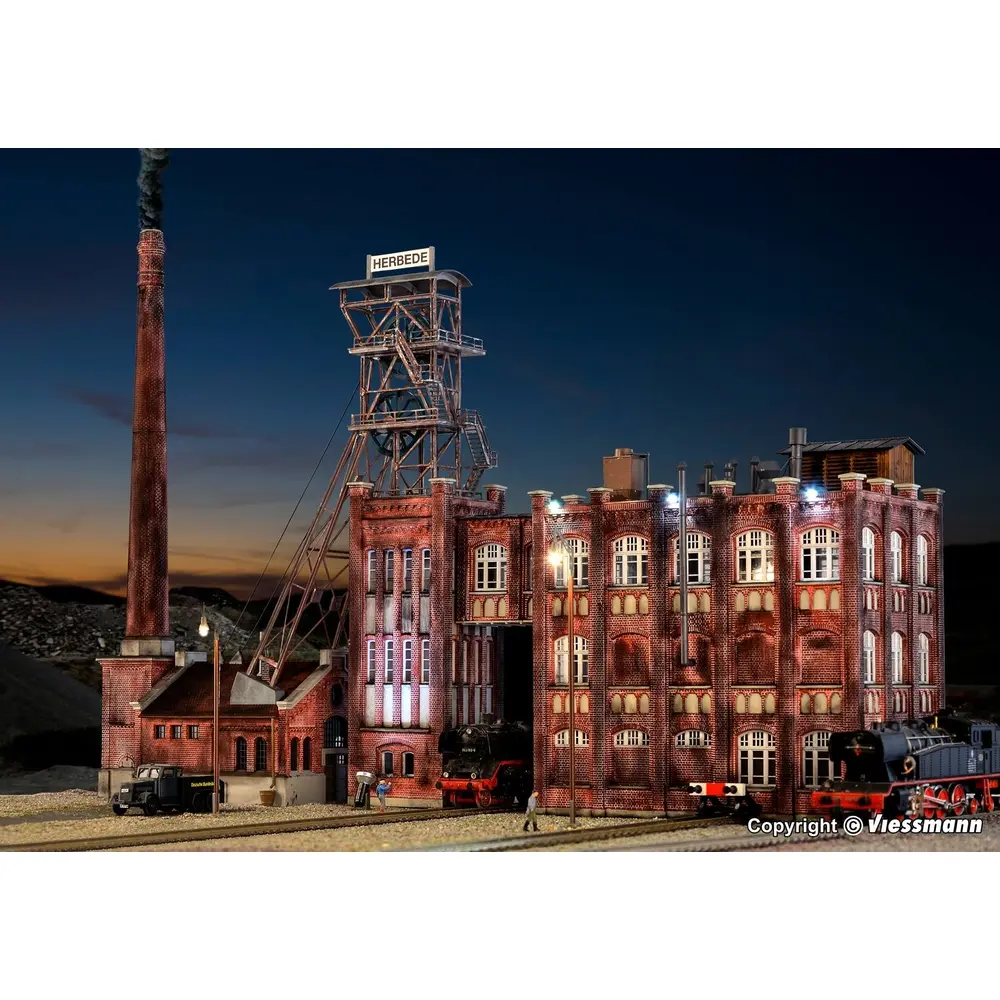 Usine Minière Herbede - KIBRI 39846 Motorisée - HO 1/87 - 600x160x370MM - 4