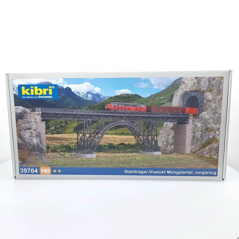 Viaduc Müngstertal KIBRI 39704 avec poutre d'acier - HO 1/87 - 675 x 65 x 165 mm - 5