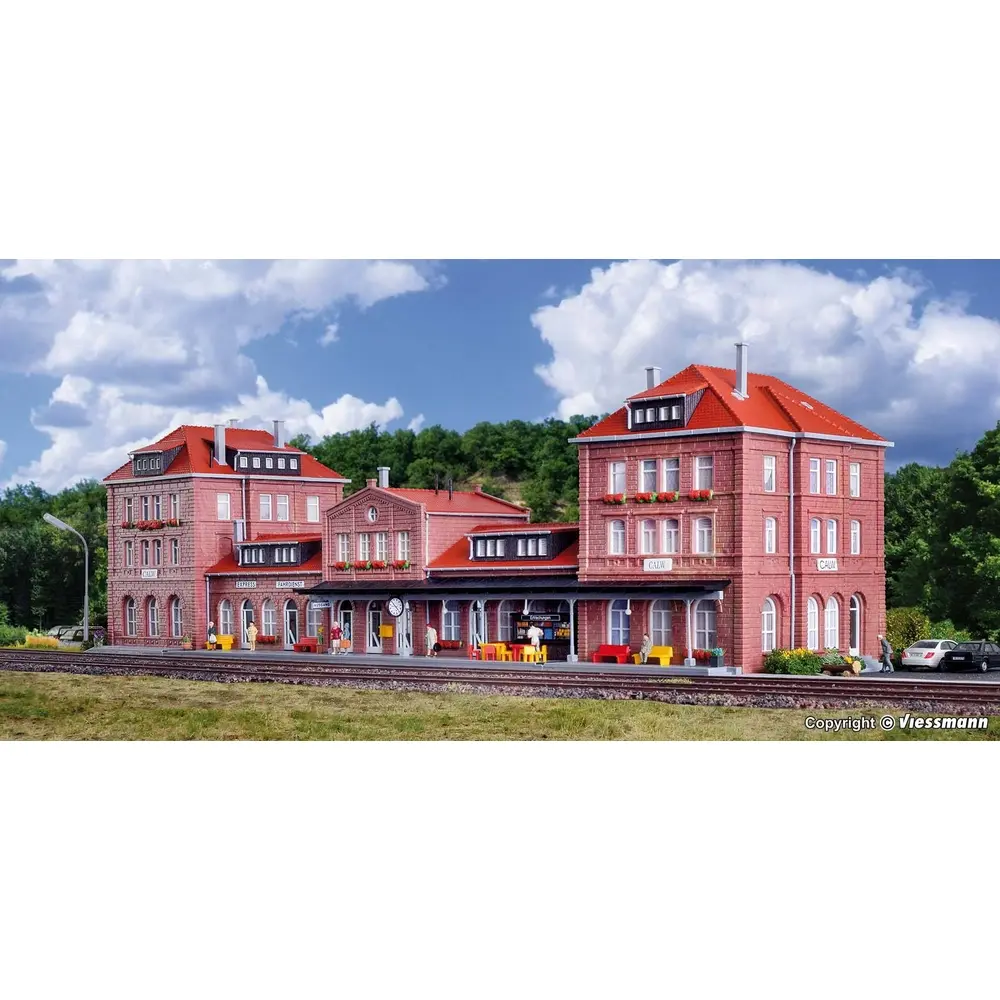 Gare de Calw KIBRI 39371 - HO 1/87 - 3