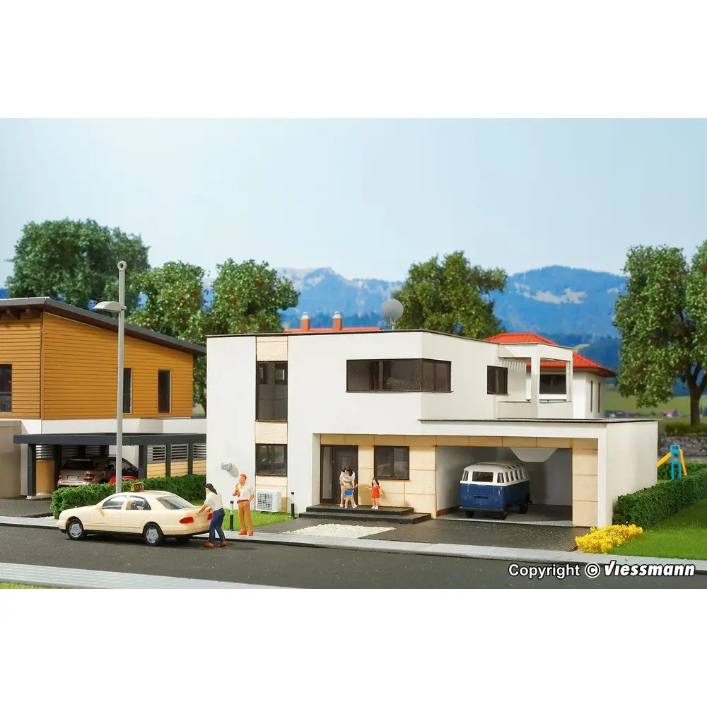 Villa moderne avec balcon KIBRI 38338 - HO 1/87 - Kit polyplate - 7