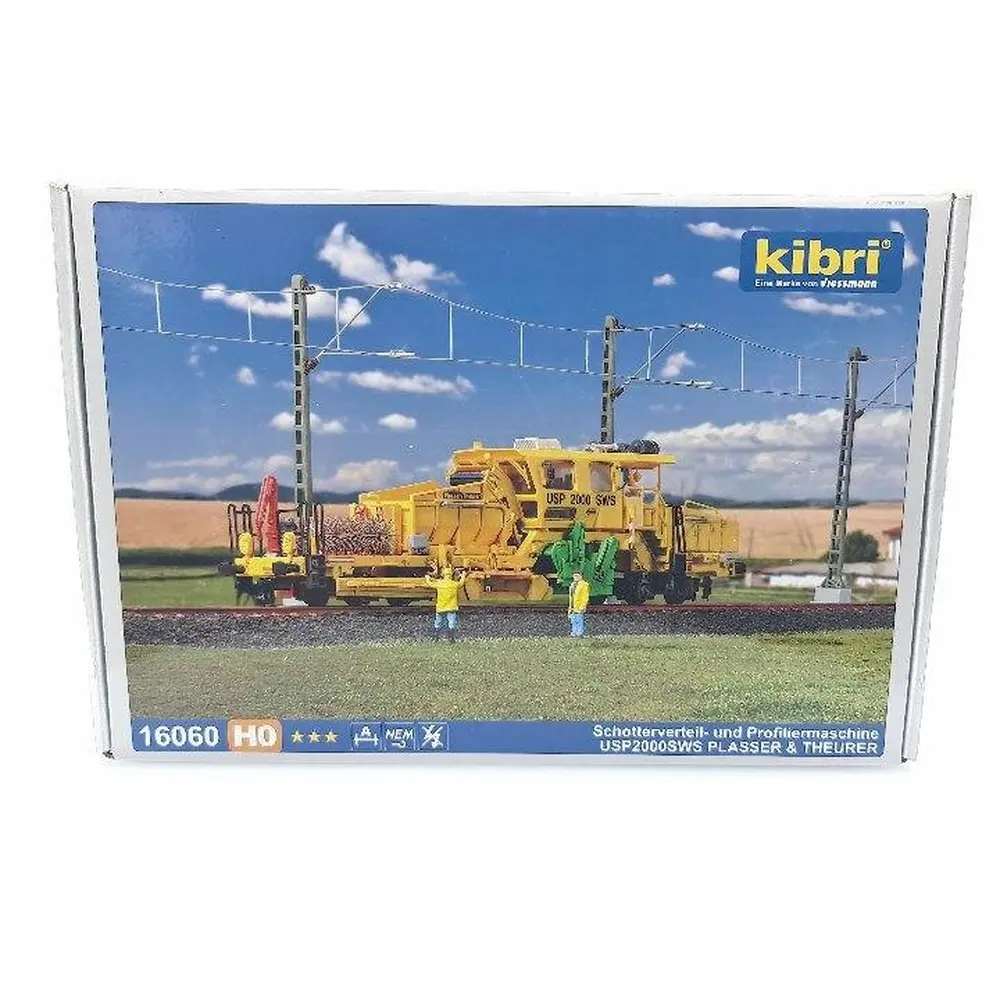 USP2000SWS Machine ditribution/profilage de Ballaste KIBRI 16060 - HO 1/87 - 4