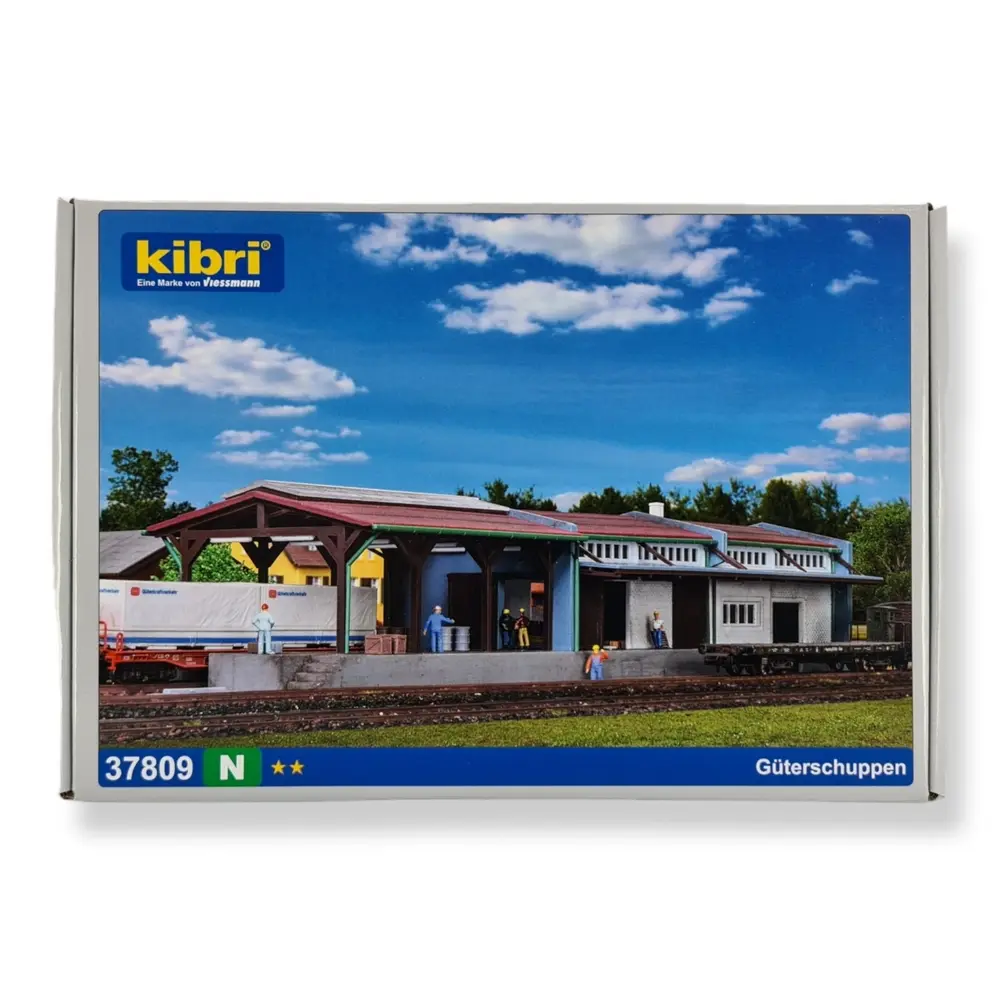 Hangar / Hall à marchandises KIBRI 37809 - N 1/160 - 273x89x57 mm - 3