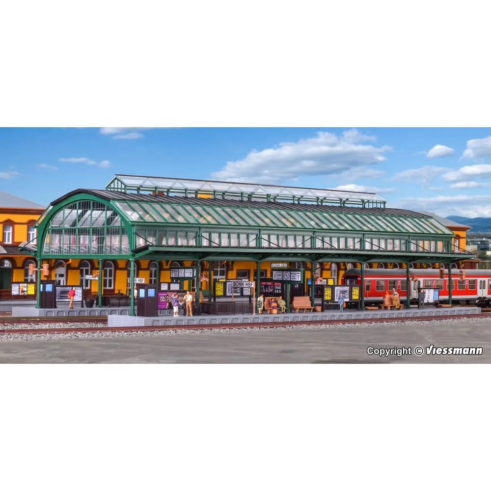 Quai de gare "Bonn" KIBRI 39565 - HO 1/87 - 440x223x135 mm - 3