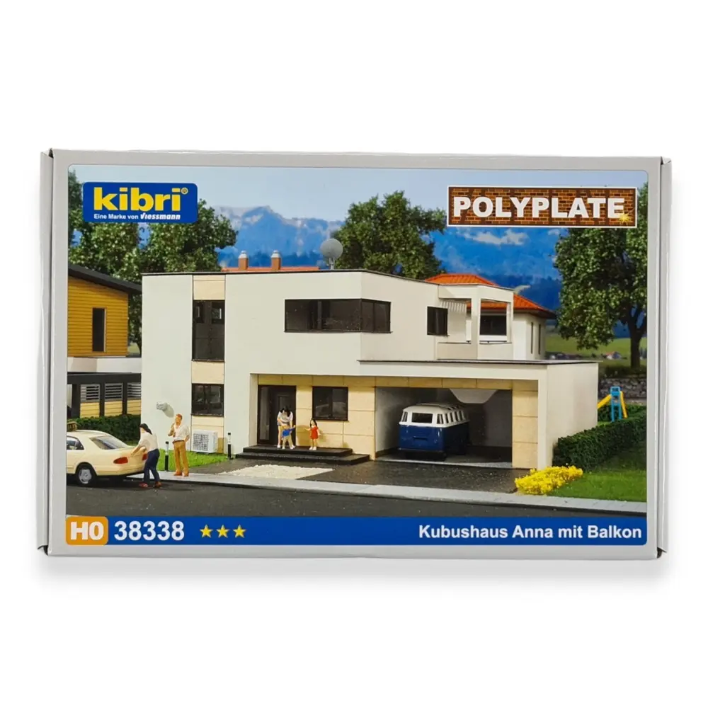 Villa moderne avec balcon KIBRI 38338 - HO 1/87 - Kit polyplate - 5