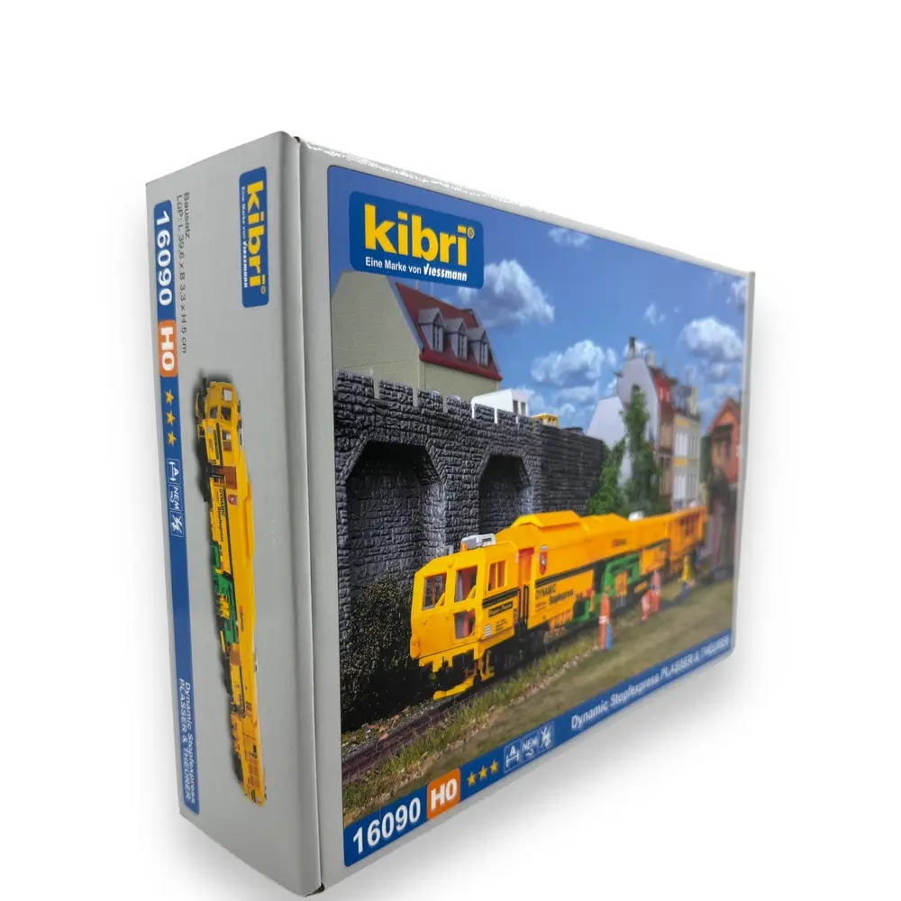 Bourreuse dynamique diesel 09-3X PLASSER & THEURER - Kibri 16090 - HO 1/87 - Ep V/VI - Analogique - 2R - 4