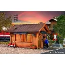 Une maison de gardien éclairée - 85x65x68 mm KIBRI 39309 - HO 1/87 - 4