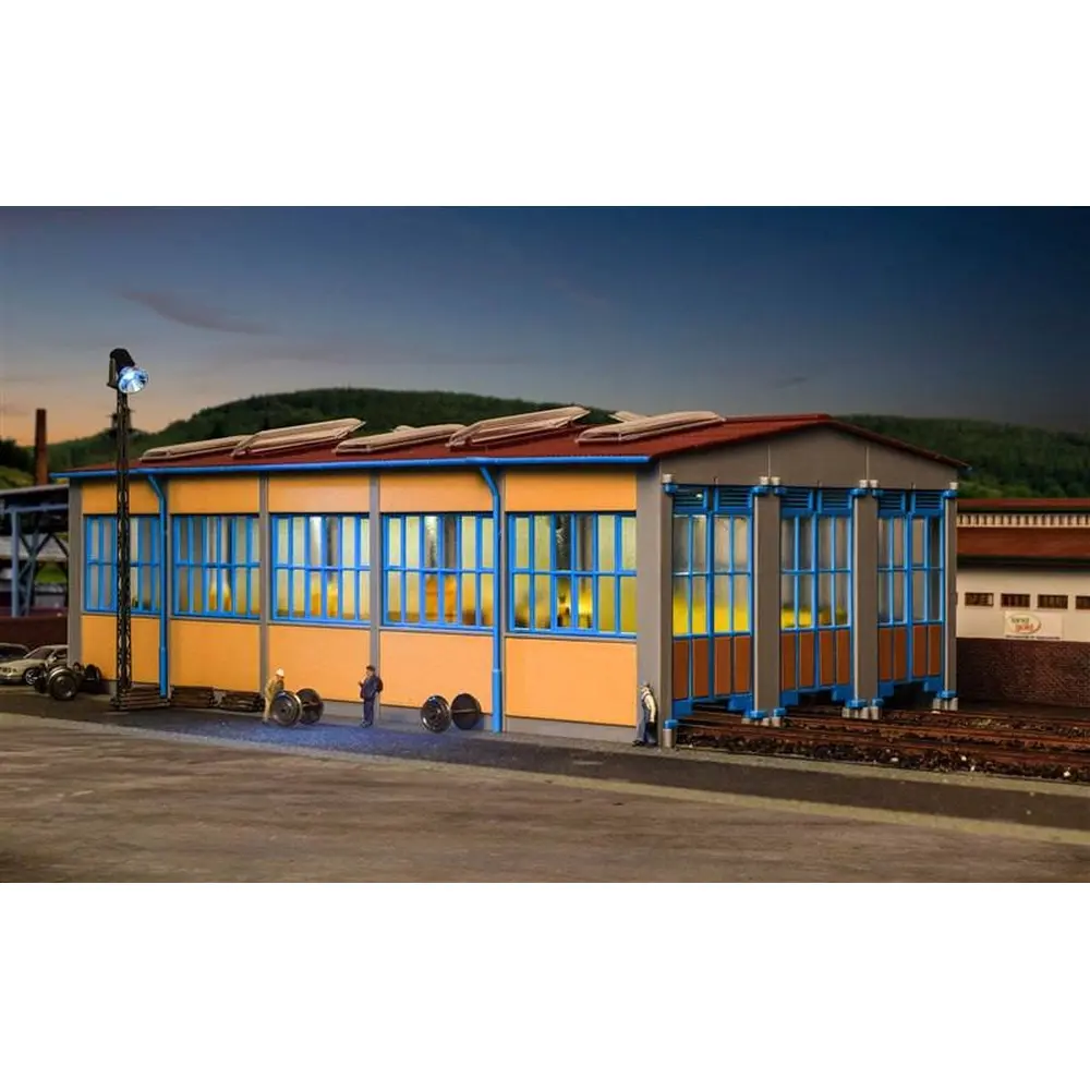 Remise pour 3 locomotives KIBRI 39450 - HO 1/87 - 345 x 200 x 115 mm - 3