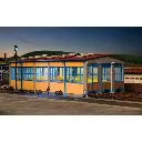 Remise pour 3 locomotives KIBRI 39450 - HO 1/87 - 345 x 200 x 115 mm - 3