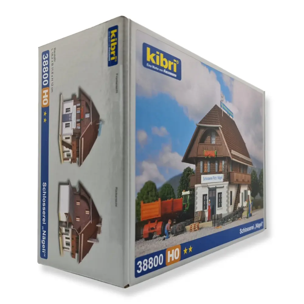 Atelier de métallurgie "Nägeli" KIBRI 38800  HO 1/87 - 182x116x120 mm - 2