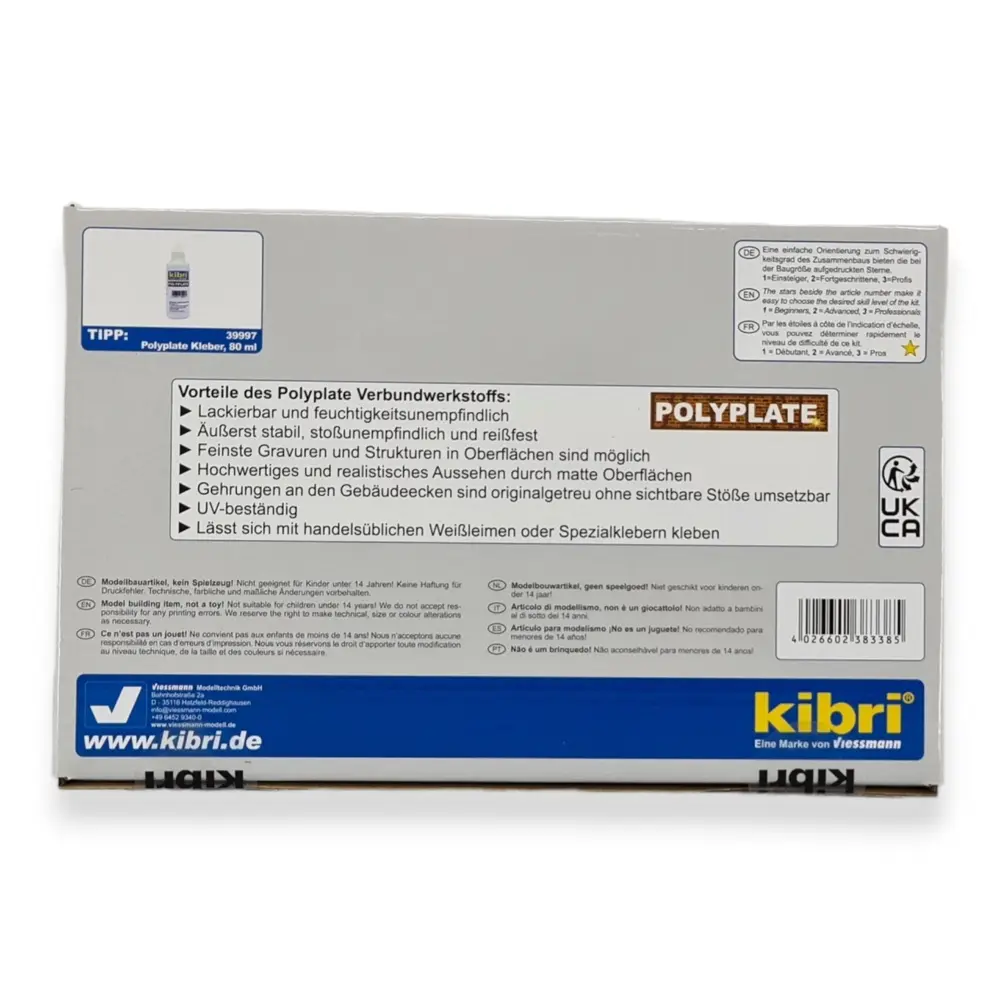 Villa moderne avec balcon KIBRI 38338 - HO 1/87 - Kit polyplate - 6