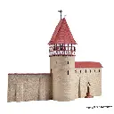 Mur d'enceinte avec tour à colombages KIBRI 38914 - HO 1/87 - 2