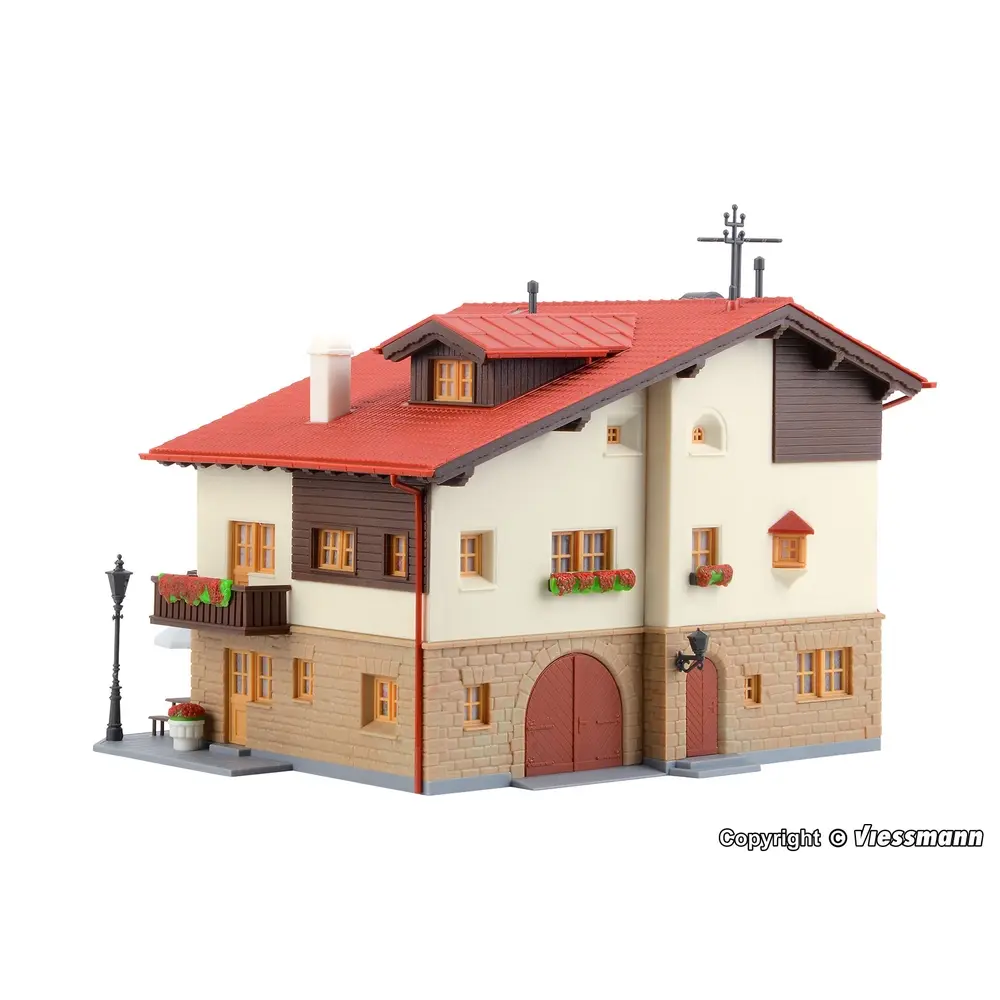 Hôtel Baren - 180x140x120mm - Kibri 38827 - HO 1/87  - 2