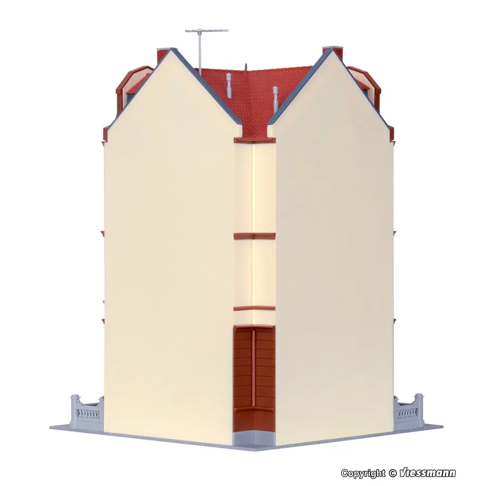 Maison d'angle HO 1/87 Kibri 39100 - 2