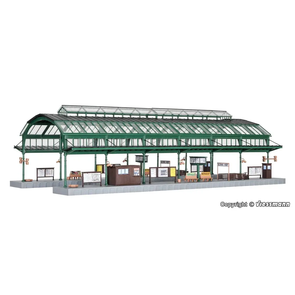 Quai de gare "Bonn" KIBRI 39565 - HO 1/87 - 440x223x135 mm - 2