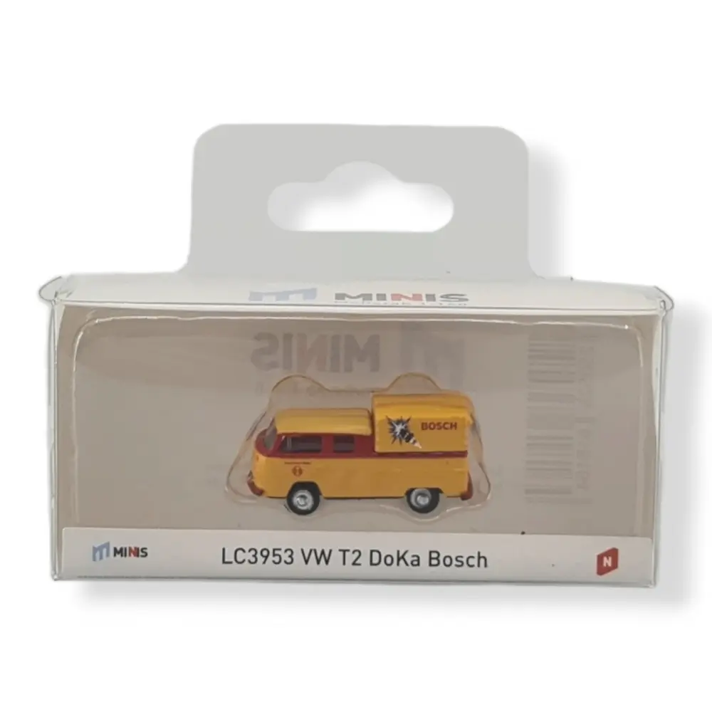 Voiture VW T2 DoKa - jaune Bosch - LEMKE 3953 - N 1/160 - - 3