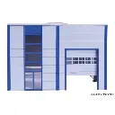 Entrepôt moderne KIBRI 39250 - HO 1/87 - 4