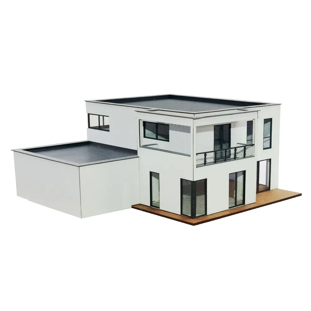 Villa moderne avec balcon KIBRI 38338 - HO 1/87 - Kit polyplate - 2