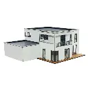 Villa moderne avec balcon KIBRI 38338 - HO 1/87 - Kit polyplate - 2