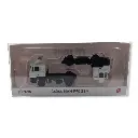 Pack de 2 camions MAN F90 à 3 essieux LEMKE LC4064 - N 1/160 - blanc - 2