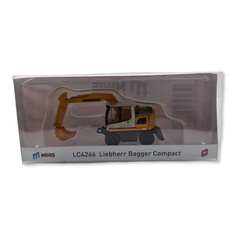 Pelleteuse compacte Liebherr LEMKE 4266 - N 1/160 - EP V / VI - véhicule miniature - 2