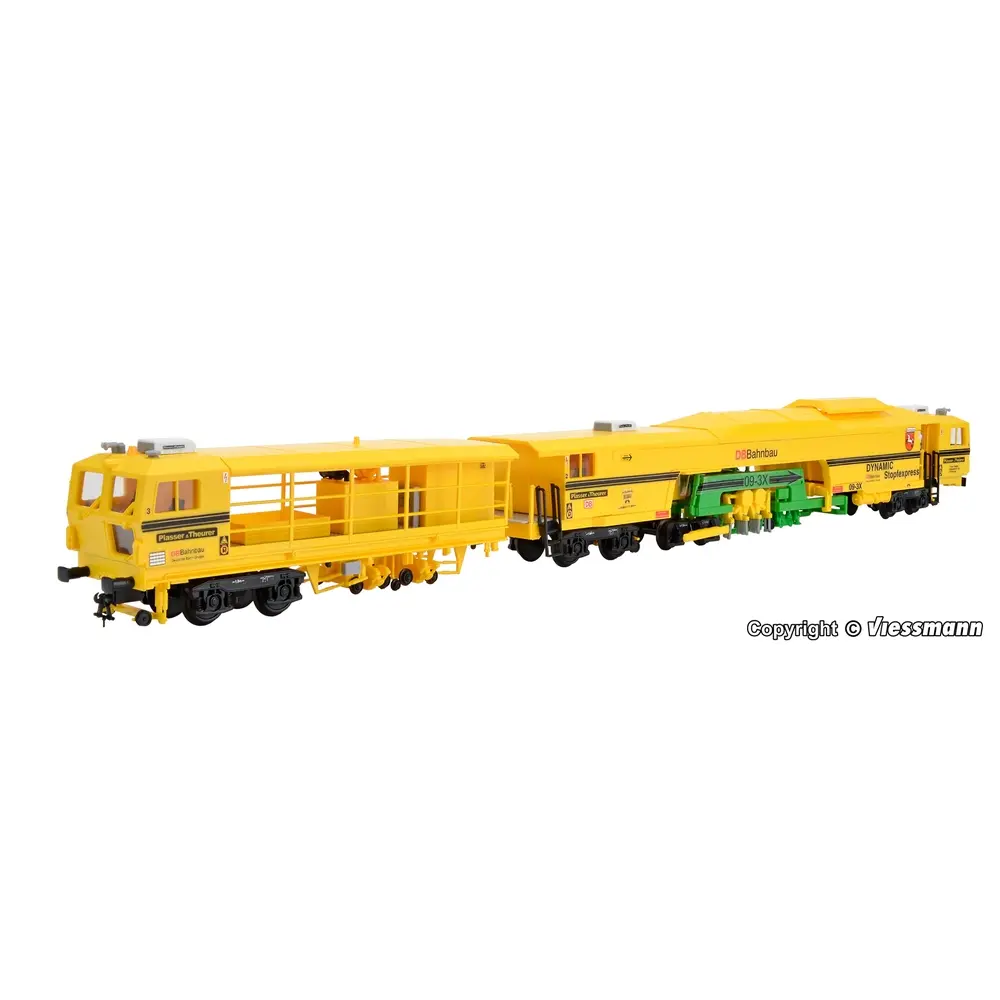 Bourreuse dynamique diesel 09-3X PLASSER & THEURER - Kibri 16090 - HO 1/87 - Ep V/VI - Analogique - 2R - 2