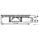 Viaduc Müngstertal KIBRI 39704 avec poutre d'acier - HO 1/87 - 675 x 65 x 165 mm - 4