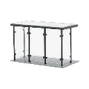 Arrêt de bus à toit plat - KIBRI 37125 - Échelle N 1/160 - 28 x 15 x 17 mm - 2