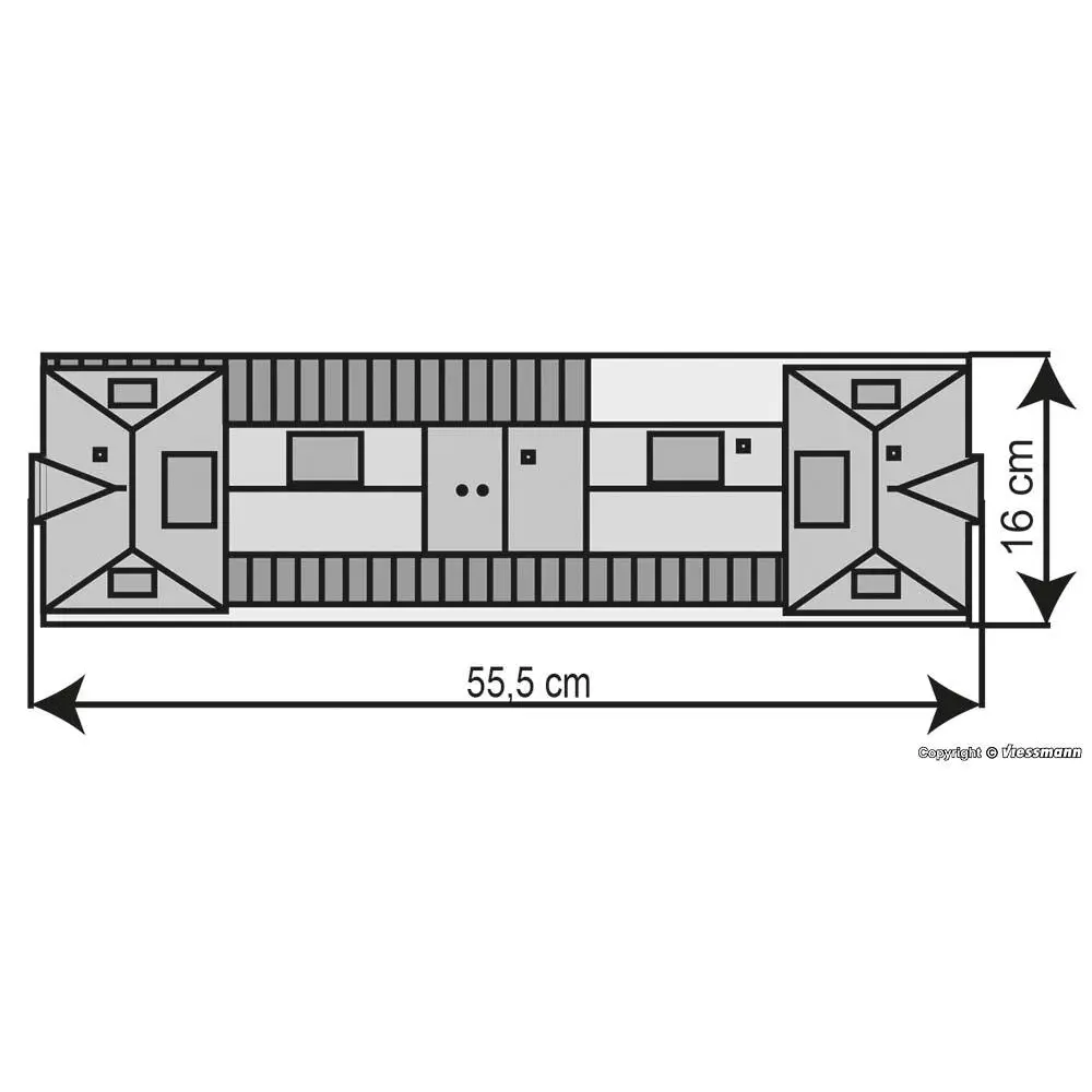 Gare de Calw KIBRI 39371 - HO 1/87 - 5