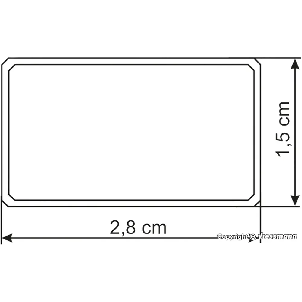 Arrêt de bus à toit plat - KIBRI 37125 - Échelle N 1/160 - 28 x 15 x 17 mm - 4