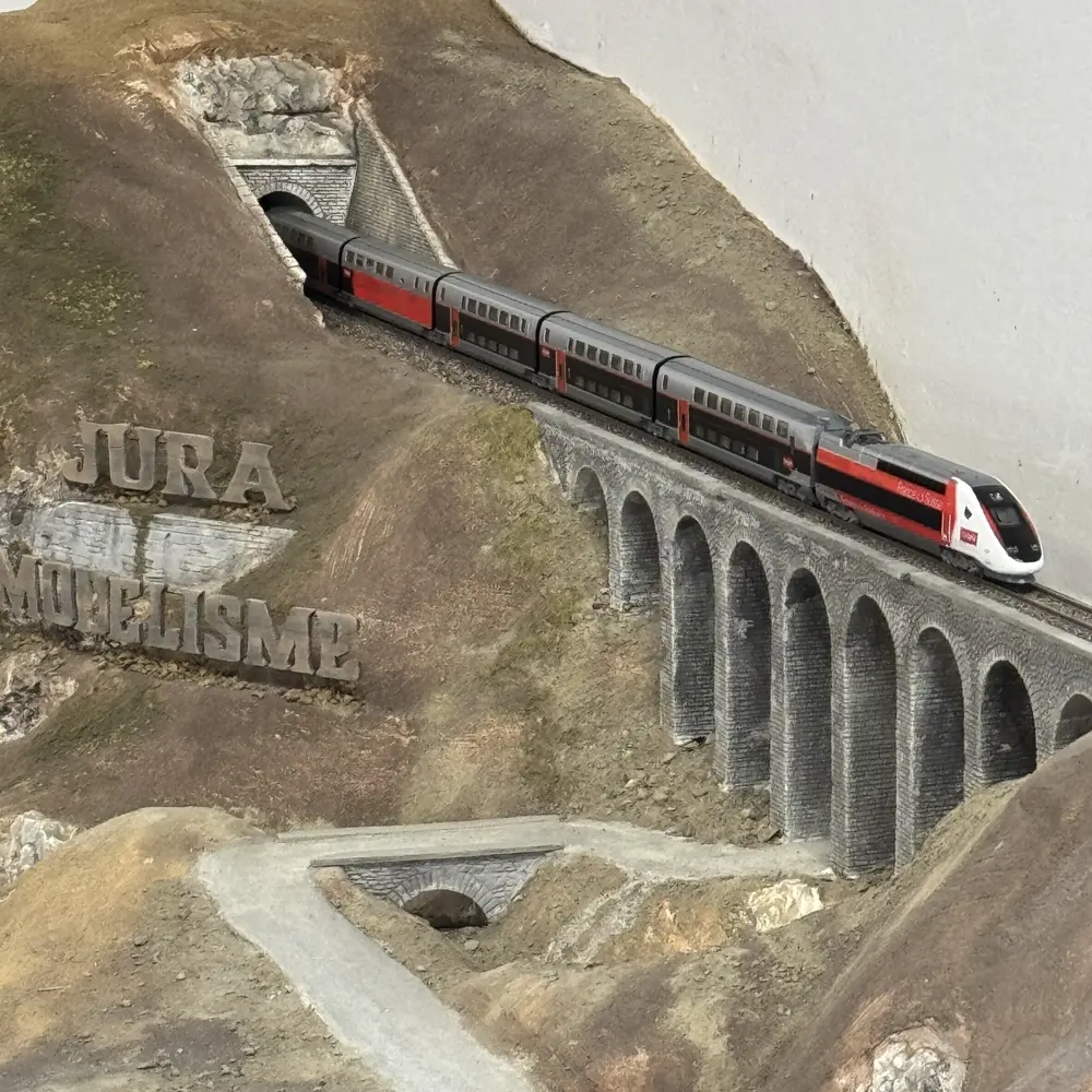 TGV Duplex Lyria 10 éléments - Kato 101762 - N 1/160 - SNCF - Ep VI - Analogique - 2R - 10