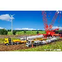 Convoi de camions transport d'éoliennes KIBRI 13520 - HO 1/87 - 2