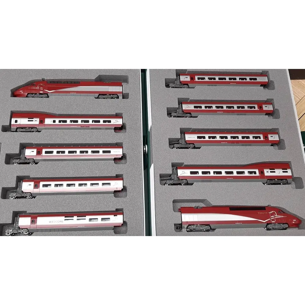 TGV Réseau Thalys 10 éléments - Kato 10657 - N 1/160 - SNCF - Ep VI - Analogique - 2R - 5