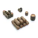 Tonneaux de bière en bois, prêt à l'emploi - Artitec 312.044 - TT 1/120 - 2