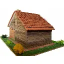 Kit de construction en céramique pour refuge alpin - Keranova 30220 - HO 1/87 - 5