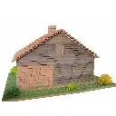 Kit de construction en céramique pour refuge alpin - Keranova 30220 - HO 1/87 - 4