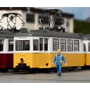 Tramway Düwag Jaune - Kato K14806-4 - N 1/160 - DB - Ep VI - Analogique - 2R - 2