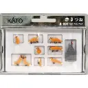 9 Renards roux - Kato K6-601 - HO 1/87 - 2