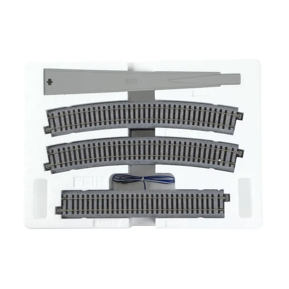 Ensemble de rails doubles Unitrack (HV1) R730 - Kato 3-111 - HO 1/87 - 2