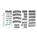 Ensemble de rails haut et bas Unitrack (V12) - Kato K20-871 - N  - 2