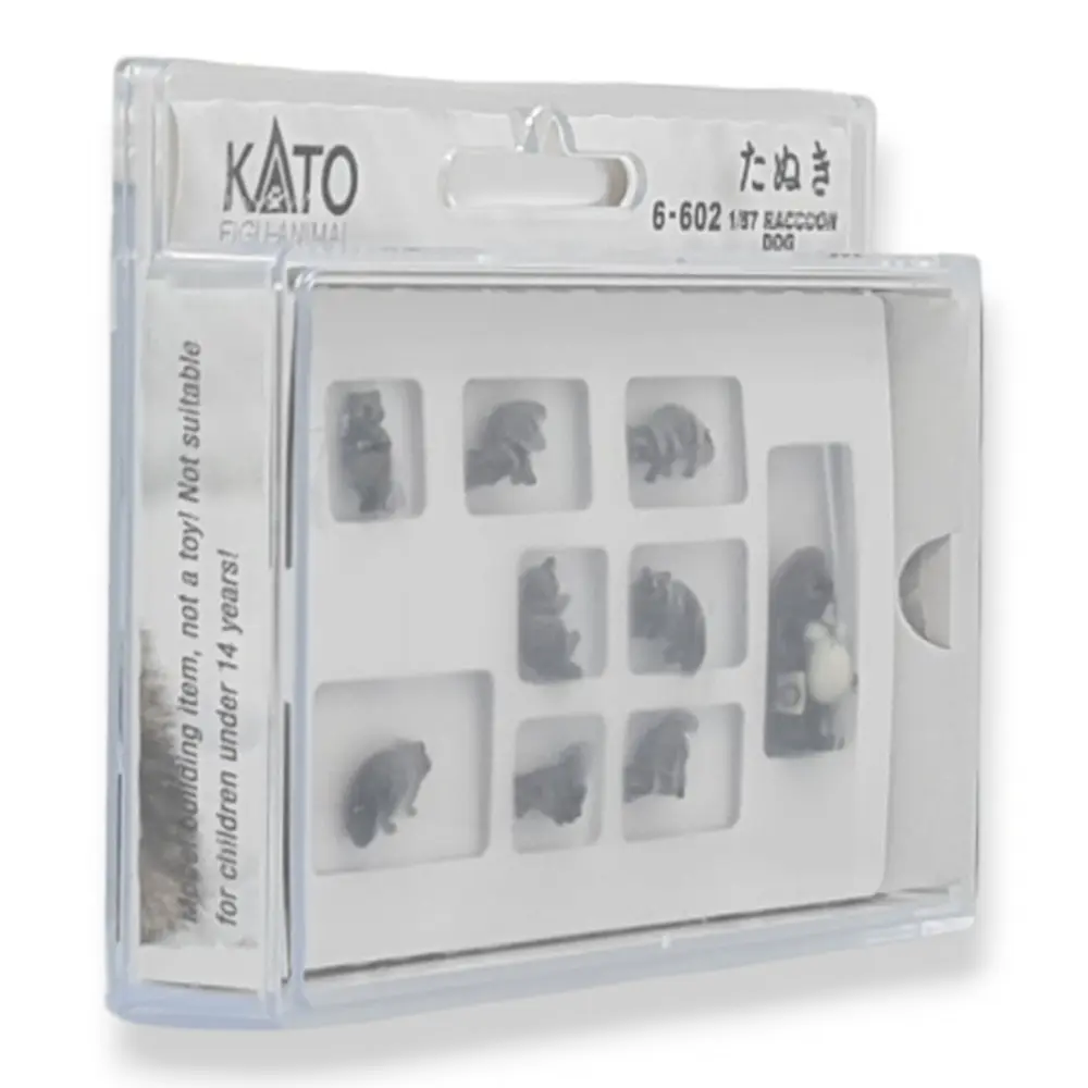 Lot de 10 raton-laveurs & 1 statue - KATO 6-602 | N 1/160 - 2