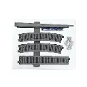 Ensemble ovale Unitrack (HV5) R550 - Kato 3-115 - HO 1/87 - 2