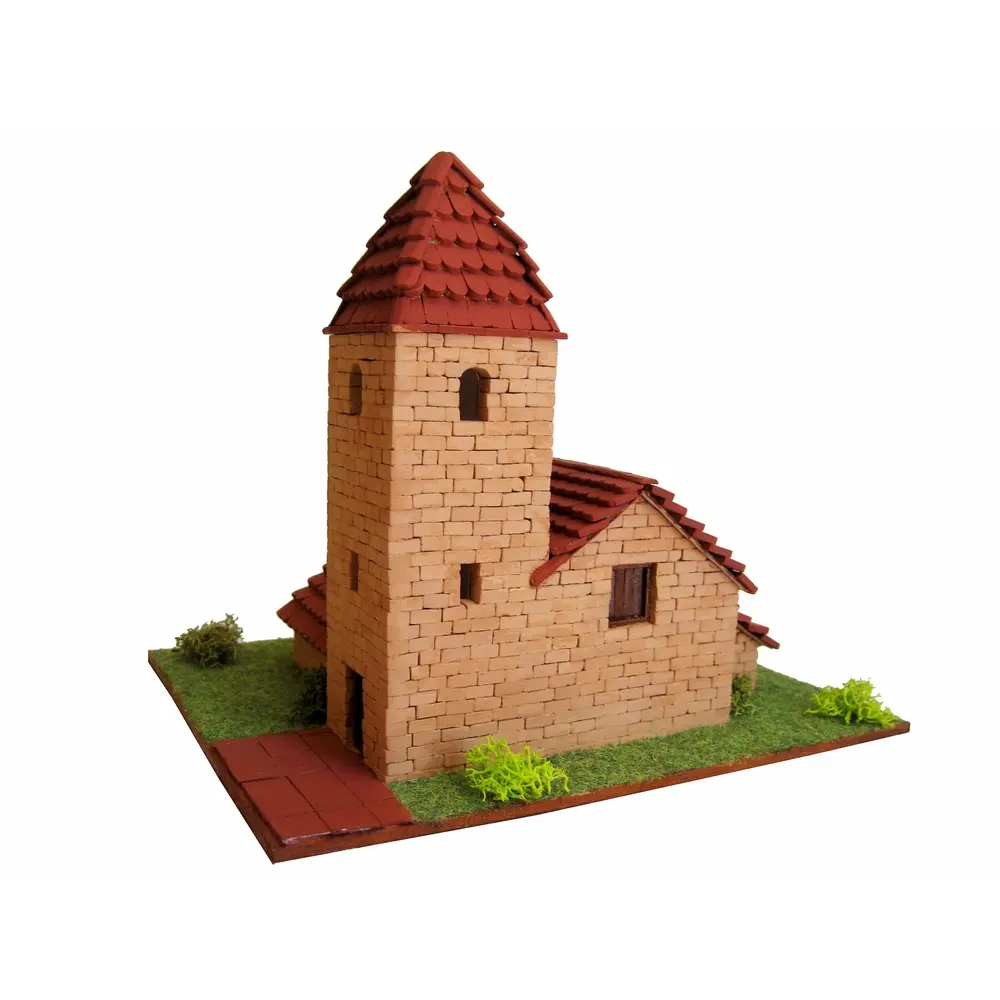 Kit de construction en céramique pour église alpine - Keranova 30224 - HO 1/87 - 4