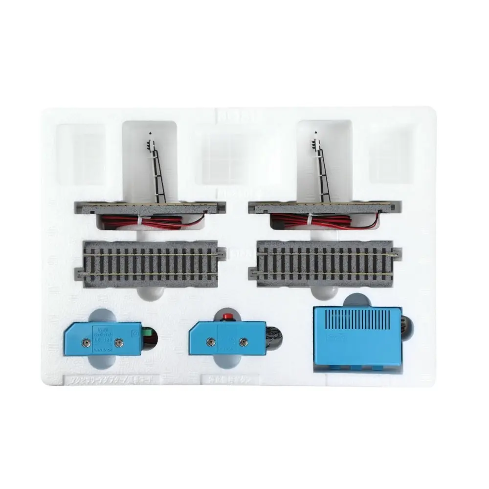 Ensemble de signaux automatiques à trois aspects Unitrack (HV21) - Kato 3-131 - HO 1/87 - 2