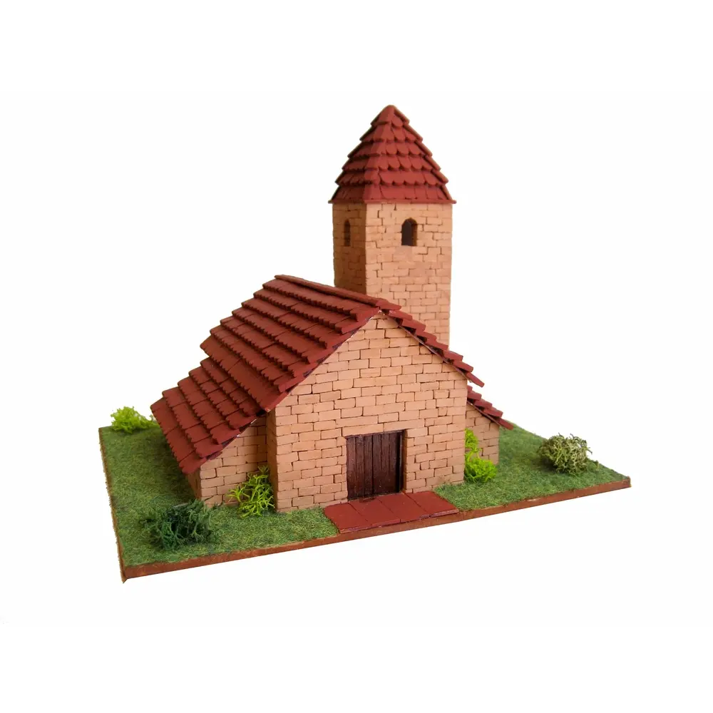 Kit de construction en céramique pour église alpine - Keranova 30224 - HO 1/87 - 3
