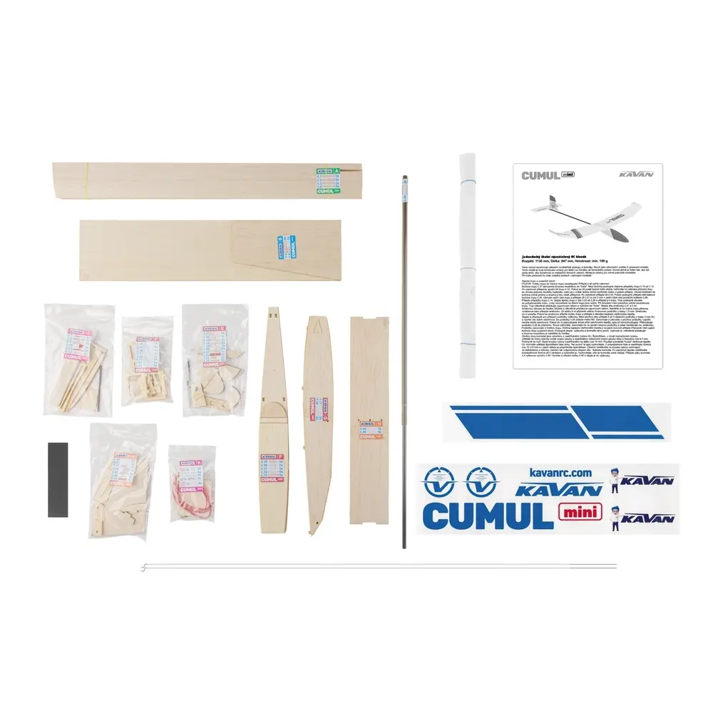 Kit mini planeur CUMUL - Kavan KAV8035 - 3