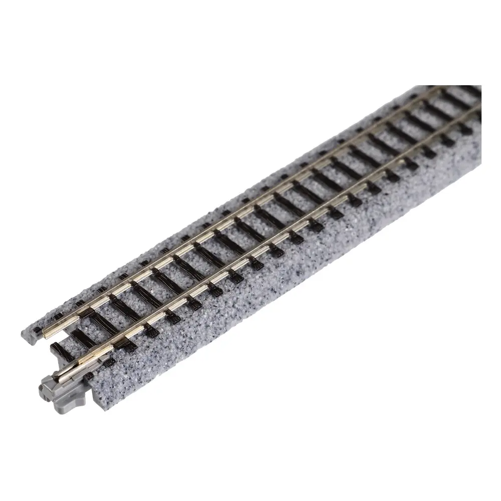 10 rails droits traverses béton - Kato K20-005-L - N/160 - 248 mm - 2