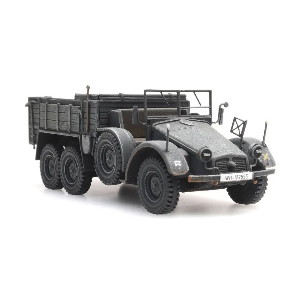 Camion Krupp-Protze, gris, prêt à l'emploi - Artitec 387.380 - HO 1/87 - 2